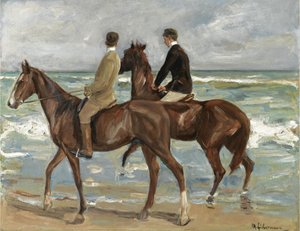 Dos Jinetes en la Playa